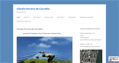 Desktop Screenshot of claudia-carvalho.com